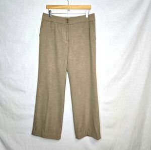 Liz Claiborne Audra, Wide Leg Pants. Light Brown. Size 12.